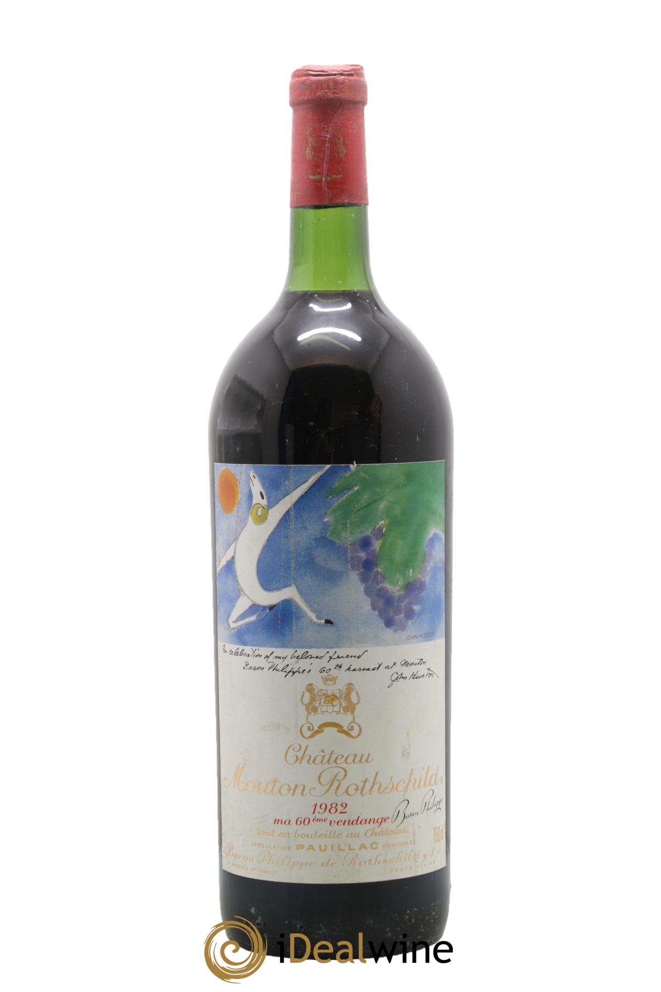 Château Mouton Rothschild 1er Grand Cru Classé 1982 - Lot de 1 magnum - 0