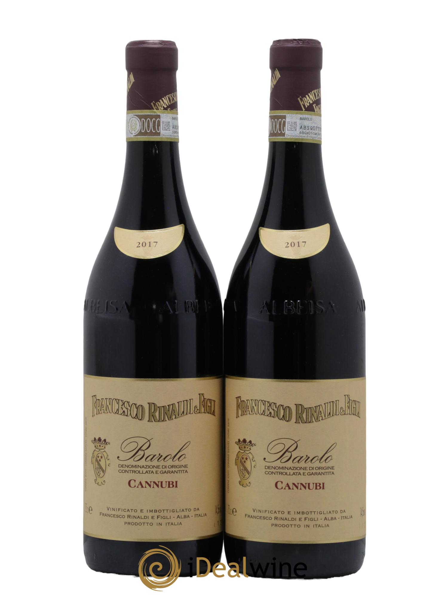 Barolo DOCG Cannubi Francesco Rinaldi 2017 - Lotto di 2 bottiglie - 0