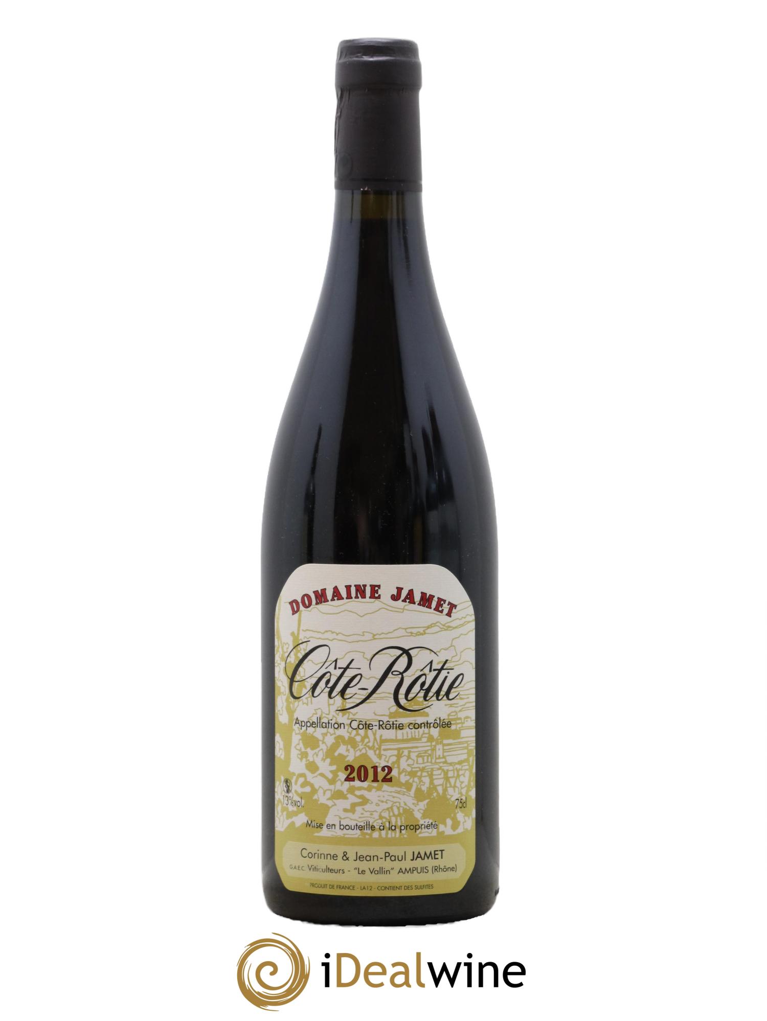 Côte-Rôtie Jamet (Domaine) 2012 - Lot of 1 bottle - 0