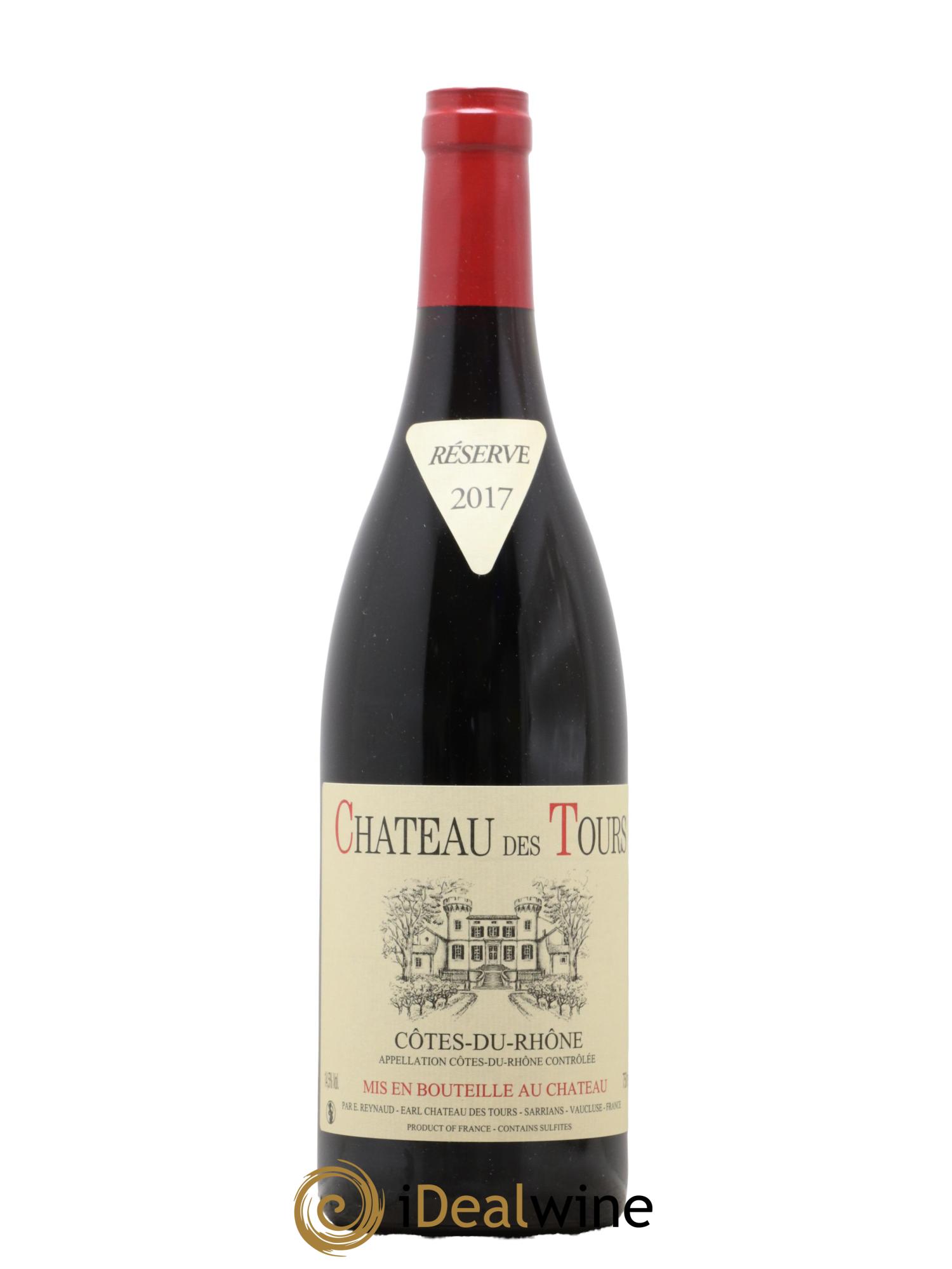 Côtes du Rhône Château des Tours Emmanuel Reynaud 2017 - Lot de 1 bouteille - 0