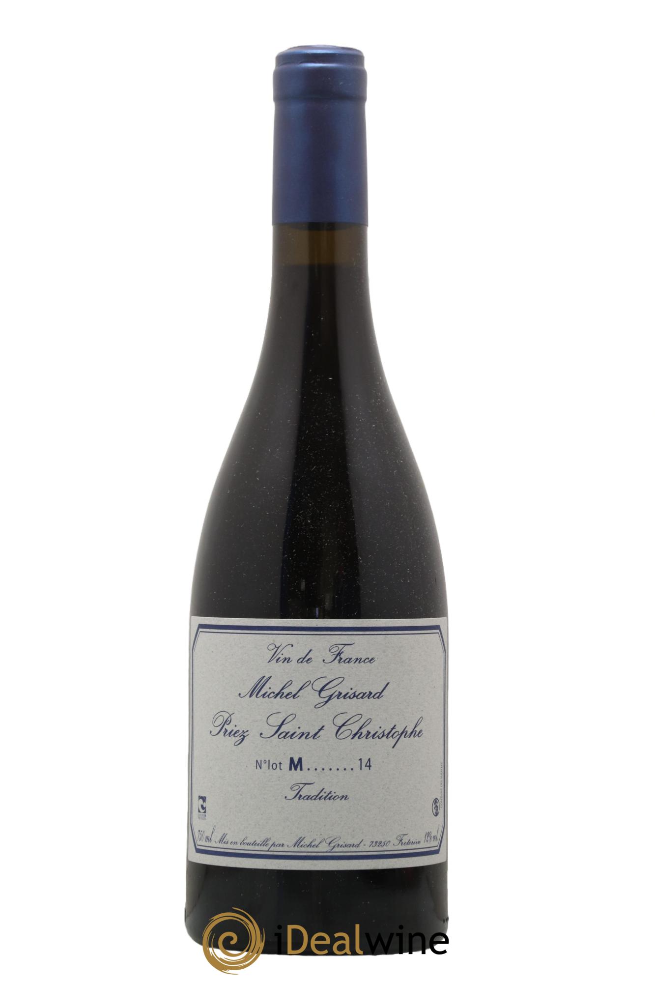 Vin de France Priez Saint Christophe Michel Grisard 2014 - Posten von 1 Flasche - 0