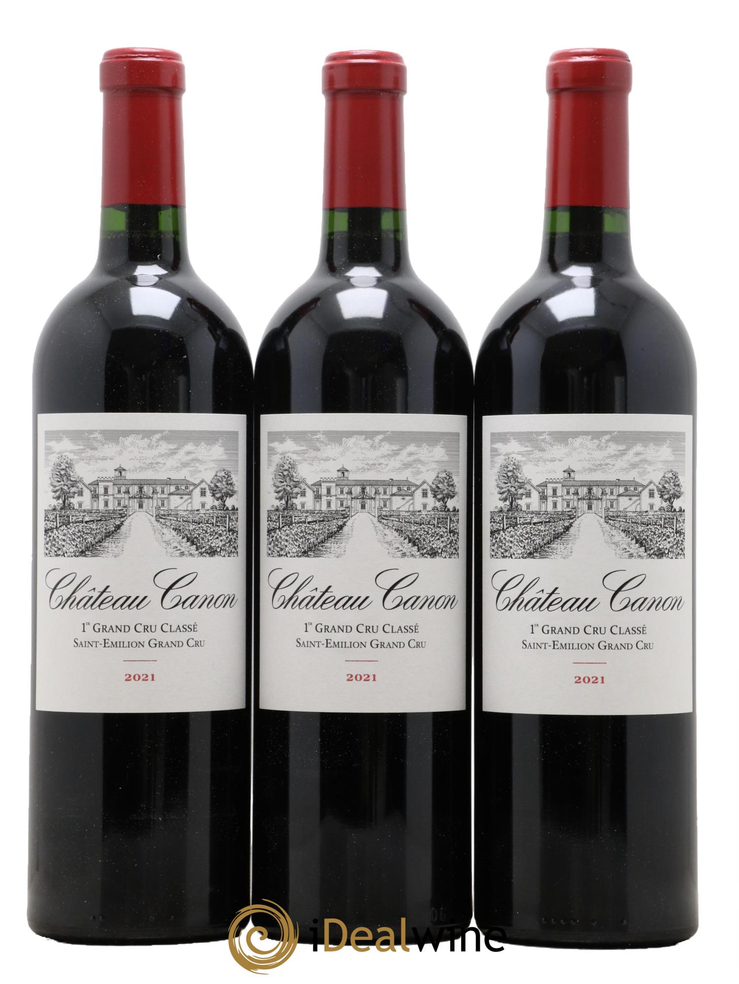 Château Canon 1er Grand Cru Classé B 2021 - Lotto di 6 bottiglie - 2