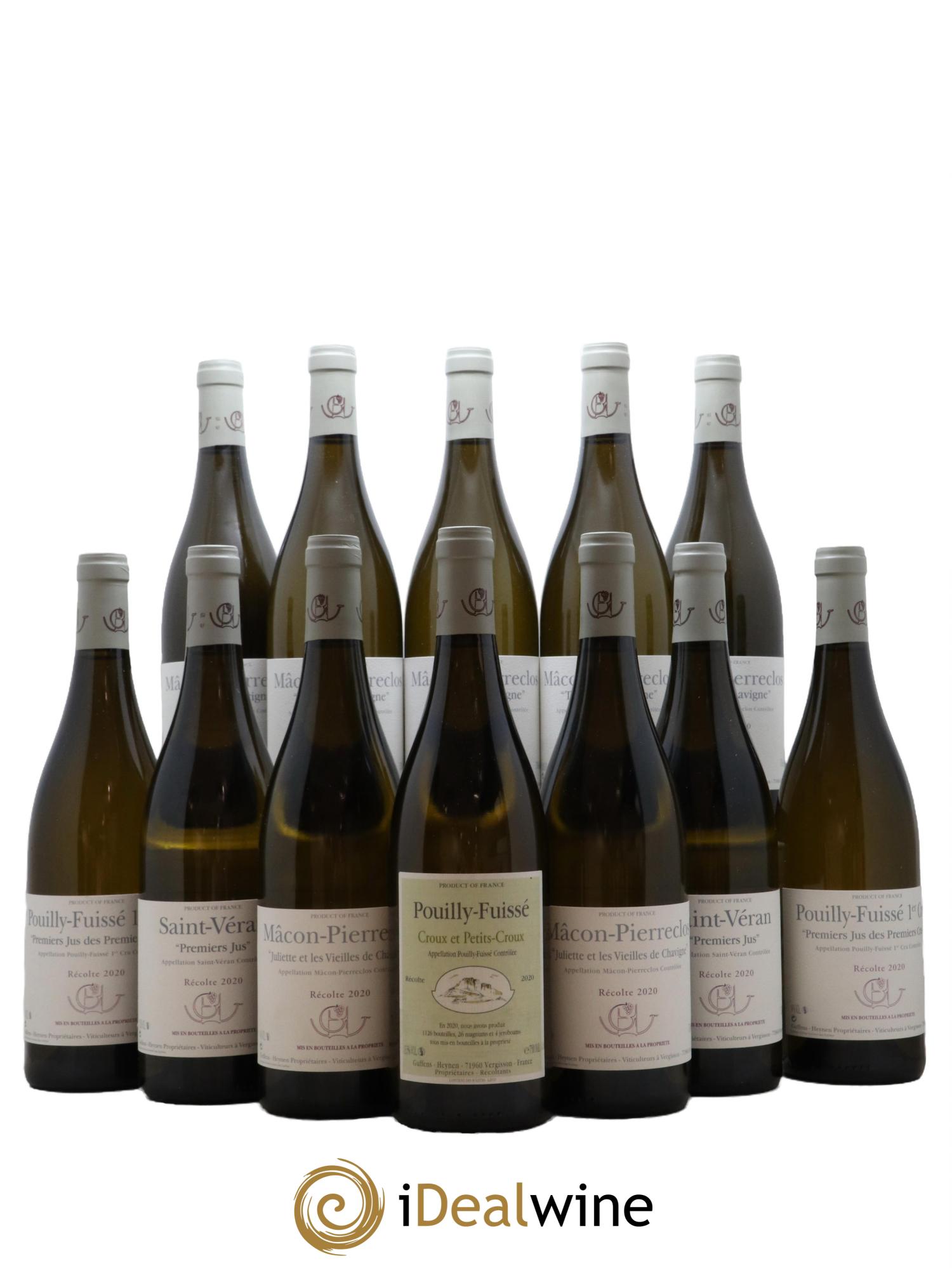 Bourgogne 1 Caisse de 12 Panache Domaine Guffens Heynen 2020 - Posten von 12 Flaschen - 0