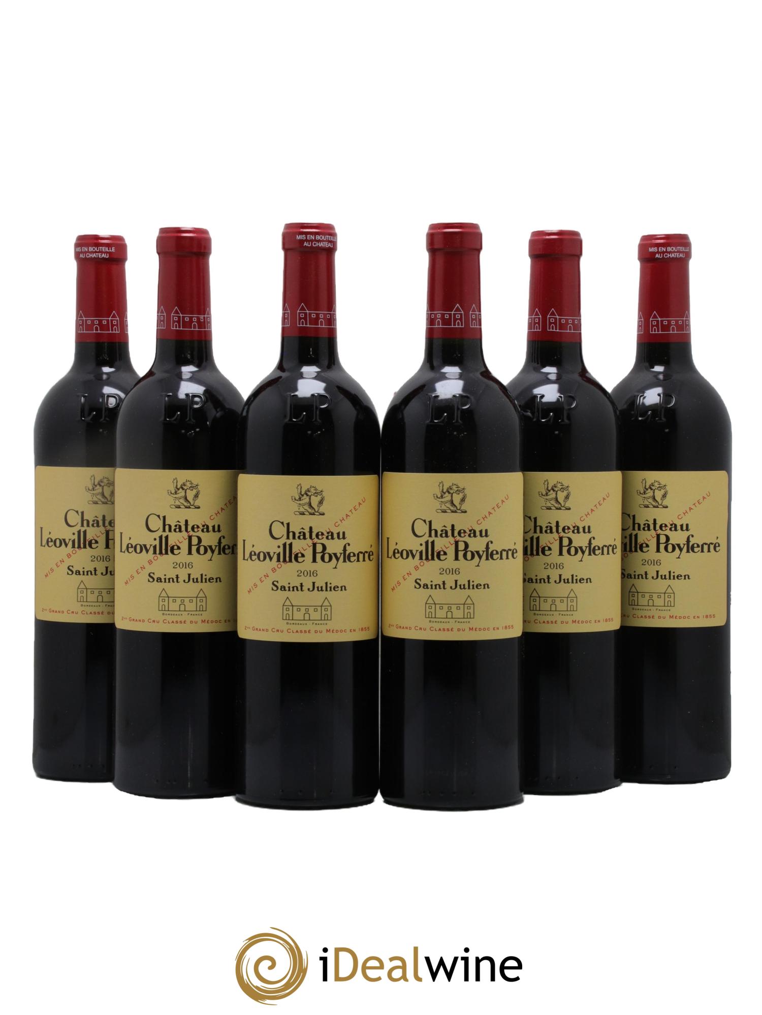 Château Léoville Poyferré 2ème Grand Cru Classé 2016 - Lot de 6 bouteilles - 0