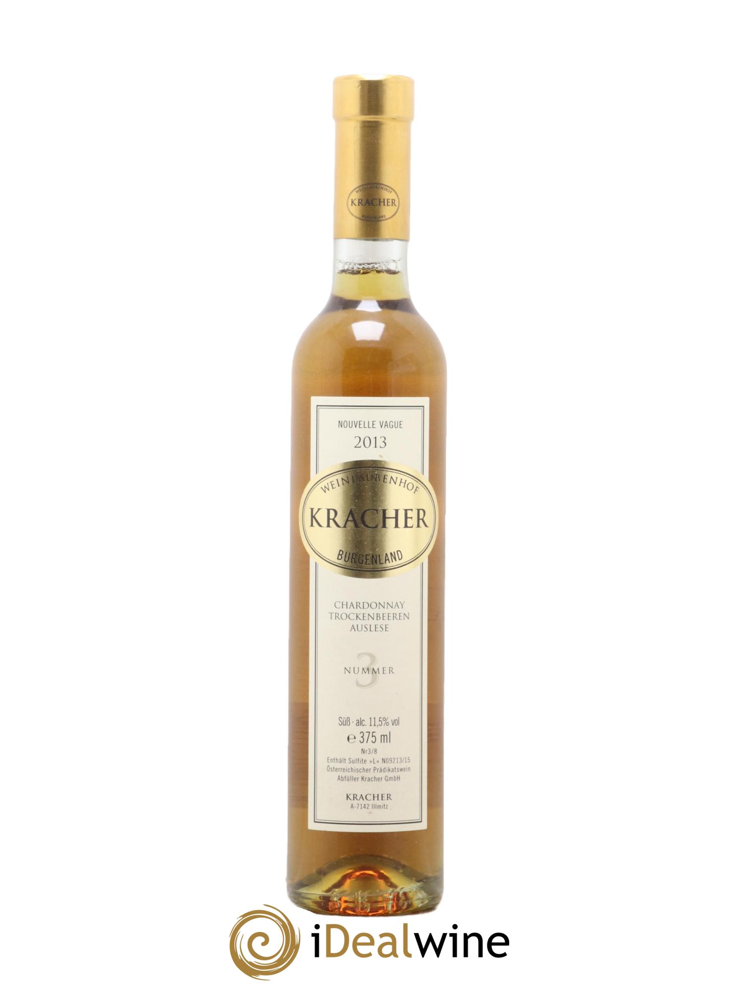 Autriche Chardonnay Trockenbeeren Auslese N°3 Nouvelle Vague Kracher 2013 - Lotto di 1 mezza bottiglia - 0