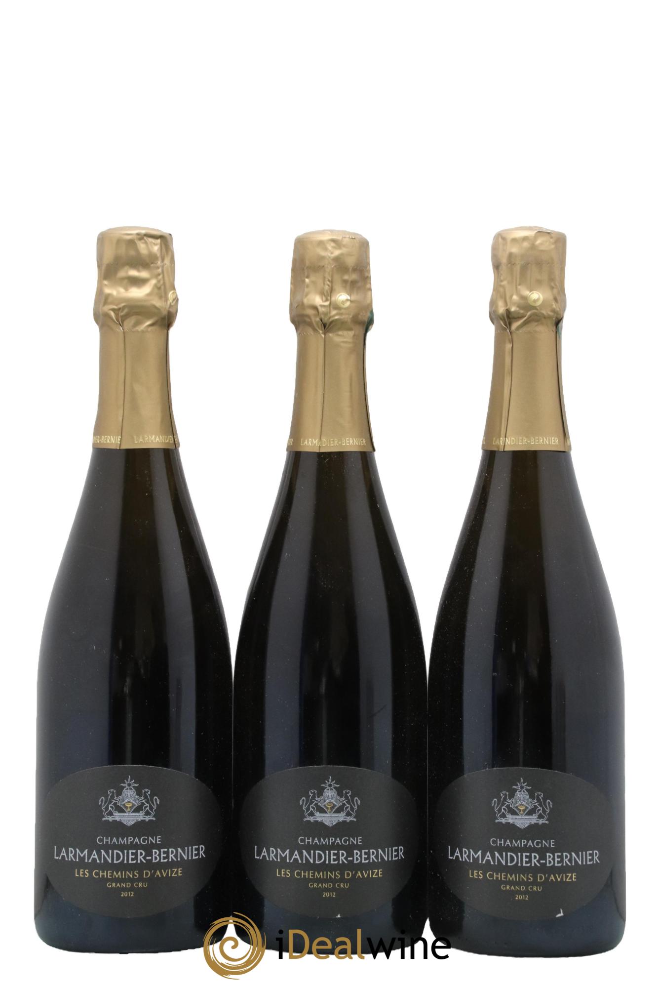 Les Chemins d'Avize Grand Cru Extra-Brut Larmandier-Bernier 2012 - Lot de 3 bouteilles - 0