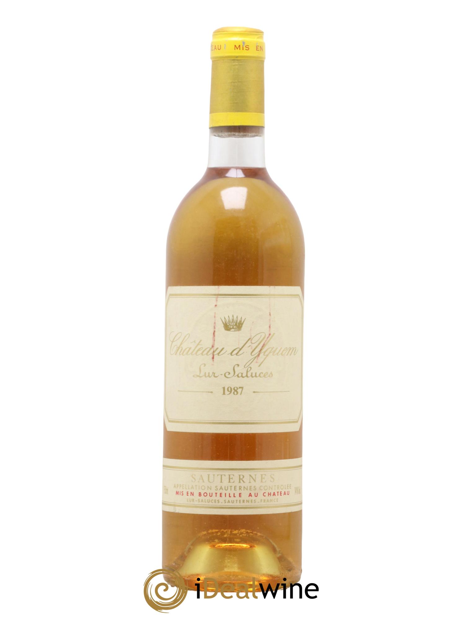 Château d' Yquem 1er Cru Classé Supérieur 1987 - Lot of 1 bottle - 0