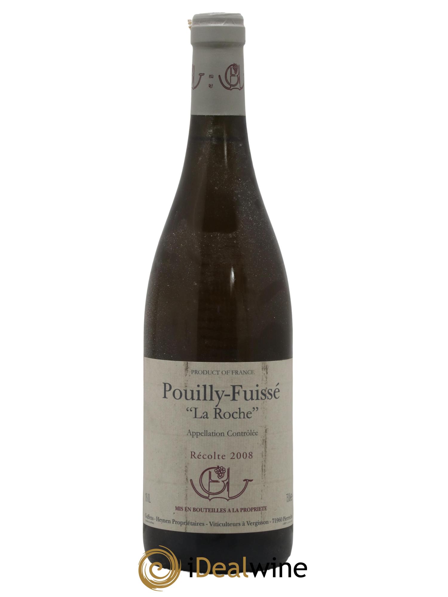 Pouilly-Fuissé La Roche Guffens-Heynen 2008 - Lot de 1 bouteille - 0