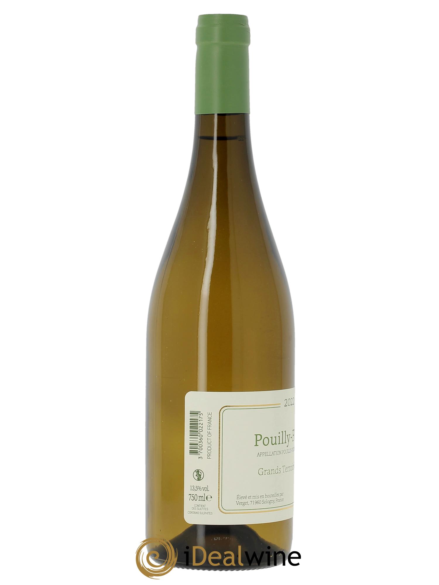 Pouilly-Fuissé Les Grands Terroirs oubliés Verget  2022 - Lot de 1 bouteille - 1