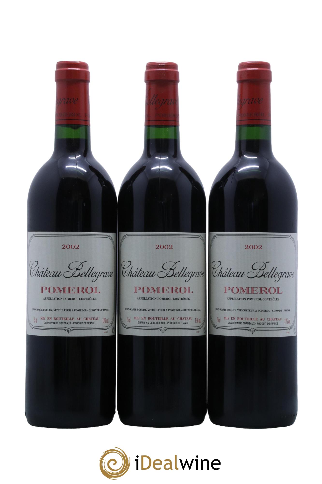 Château Bellegrave  2002 - Lot de 12 bouteilles - 2