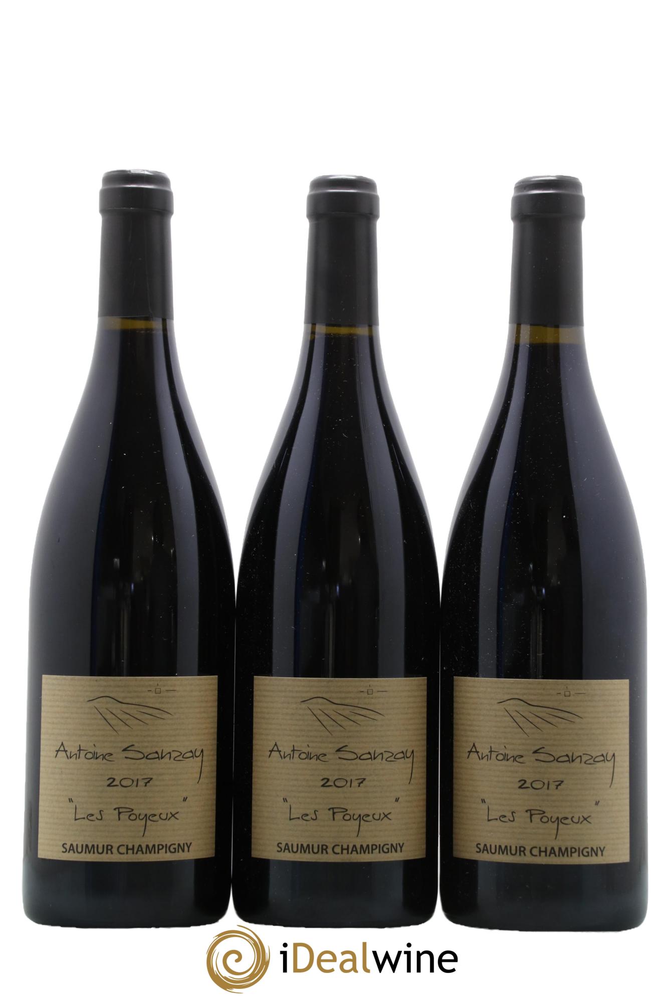 Saumur-Champigny Les Poyeux Antoine Sanzay 2017 - Lot of 3 bottles - 0