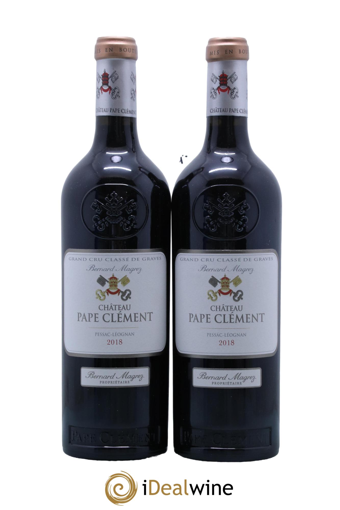 Château Pape Clément Cru Classé de Graves  2018 - Lotto di 2 bottiglie - 0