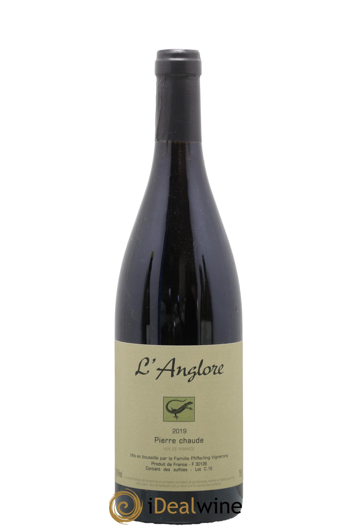 Vin de France Pierre chaude L'Anglore 2019 - Lotto di 1 bottiglia - 0