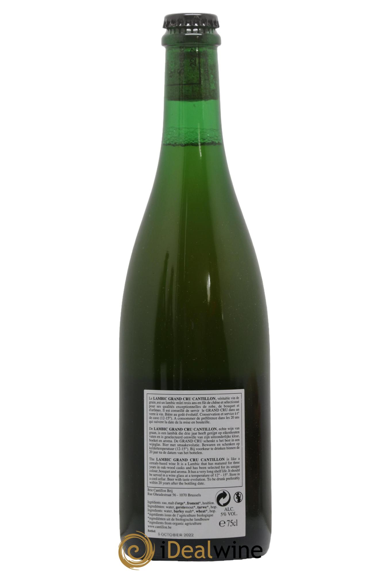 Bière Belgique Lambic Grand Cru Bruoscella Cantillon 18-19 - Lotto di 1 bottiglia - 1