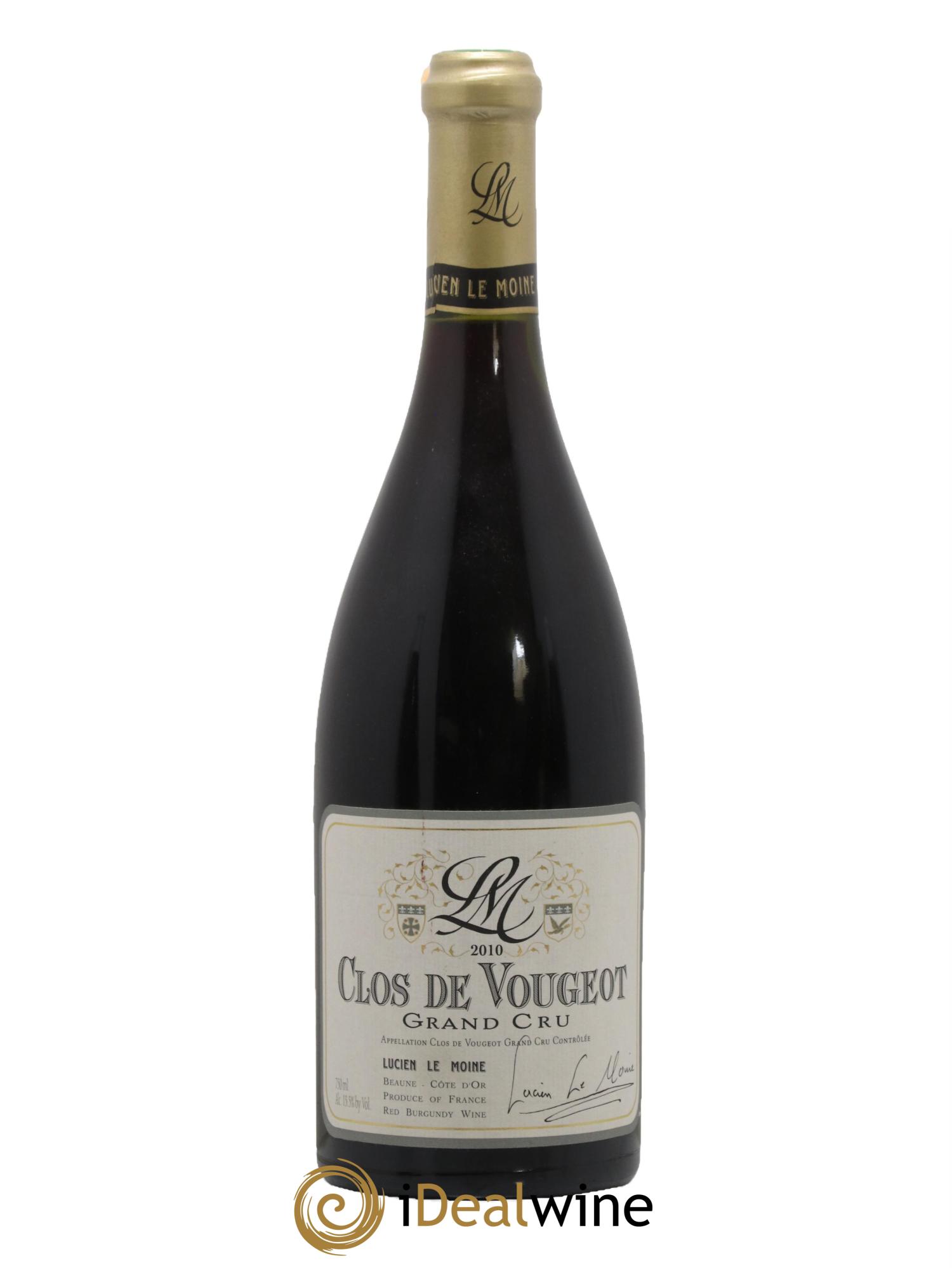 Clos de Vougeot Grand Cru Lucien Le Moine 2010 - Lot of 1 bottle - 0