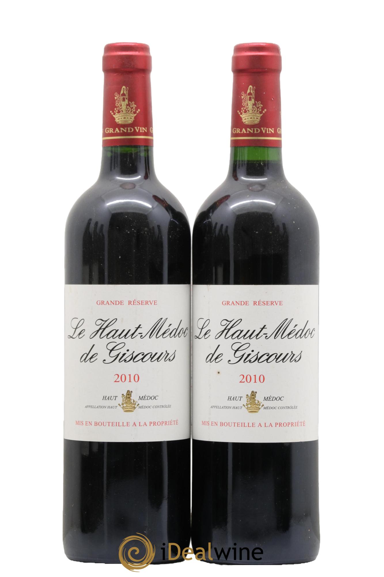 Haut-Médoc de Giscours 2010 - Lot of 2 bottles - 0