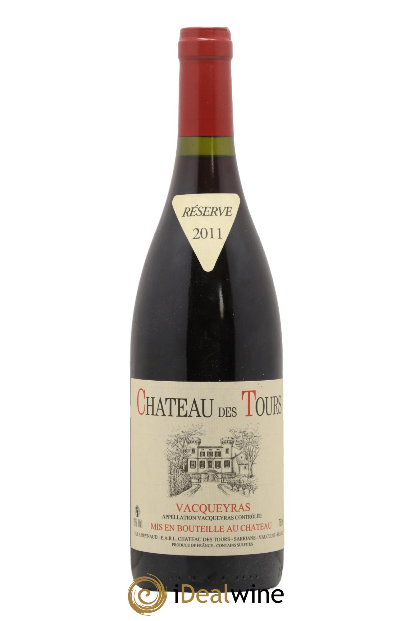 Vacqueyras Château des Tours Emmanuel Reynaud 2011 - Posten von 1 Flasche - 0