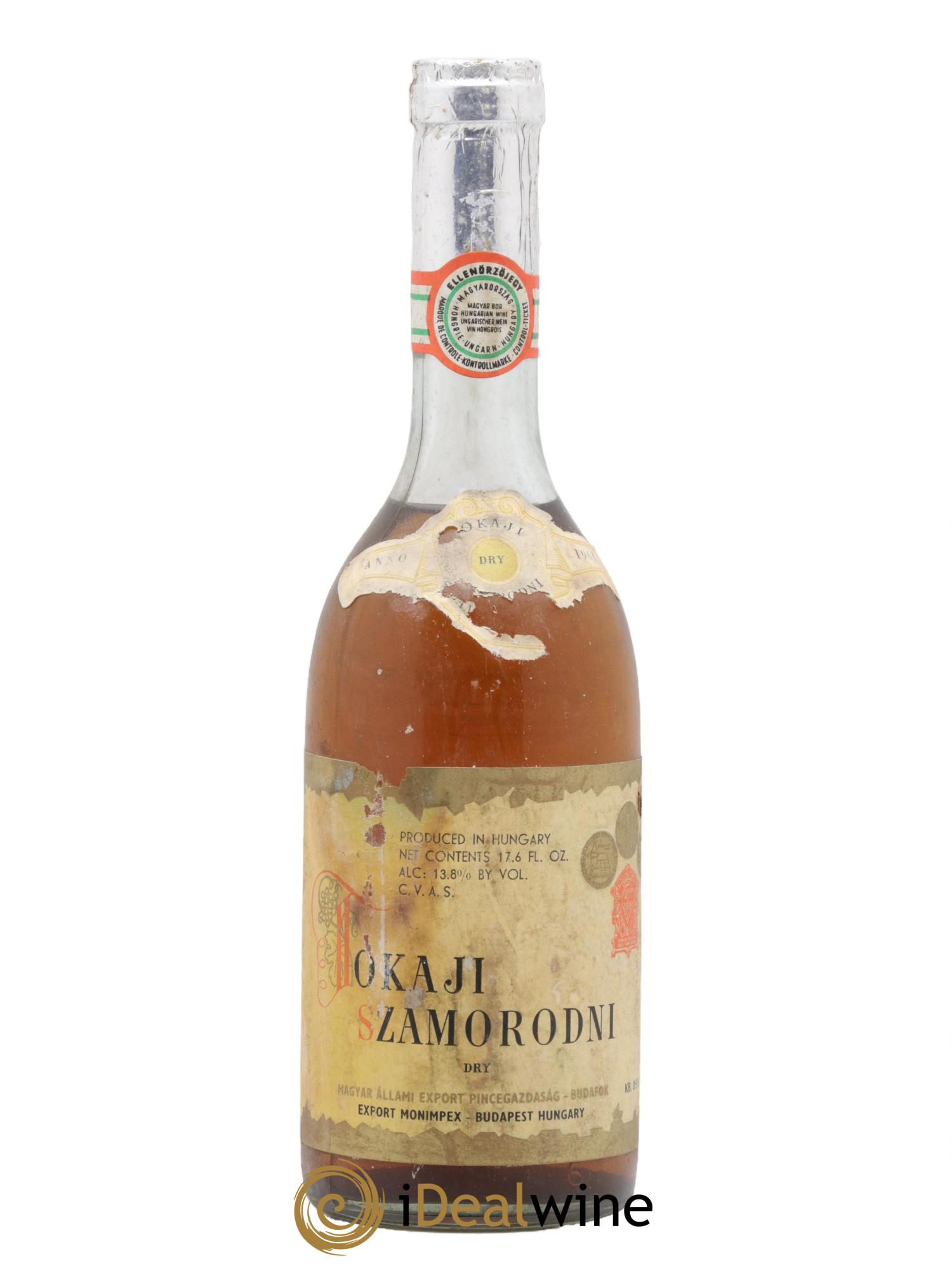 Tokaji Szamorodni Monimpex 1961 - Lotto di 1 formato 50cl - 0