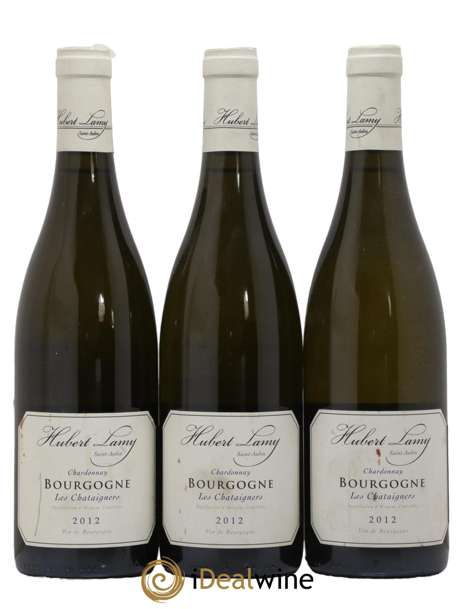 Bourgogne Les Chataigners Hubert Lamy 2012 - Lot of 3 bottles - 0