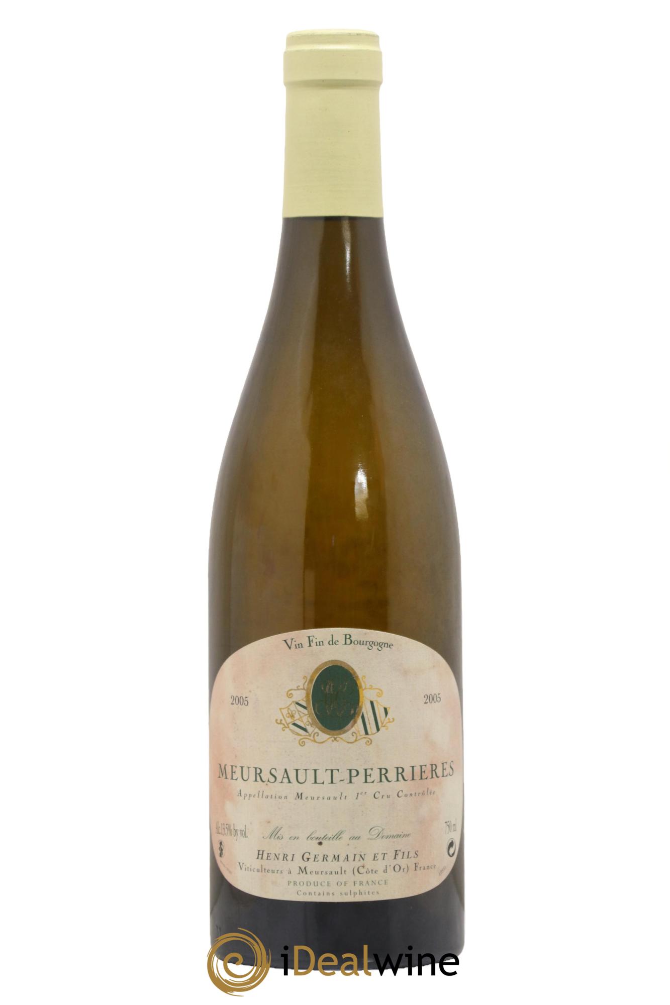 Meursault 1er Cru Perrières Henri Germain 2005 - Posten von 1 Flasche - 0