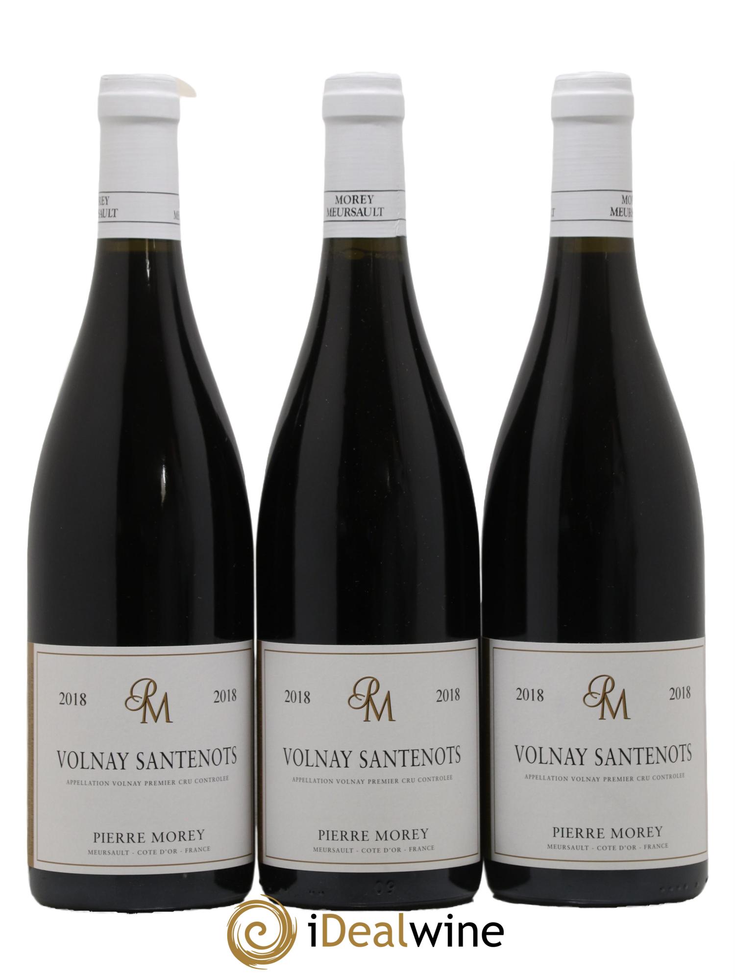 Volnay 1er Cru Les Santenots Pierre Morey (Domaine) 2018 - Lot de 3 bouteilles - 0