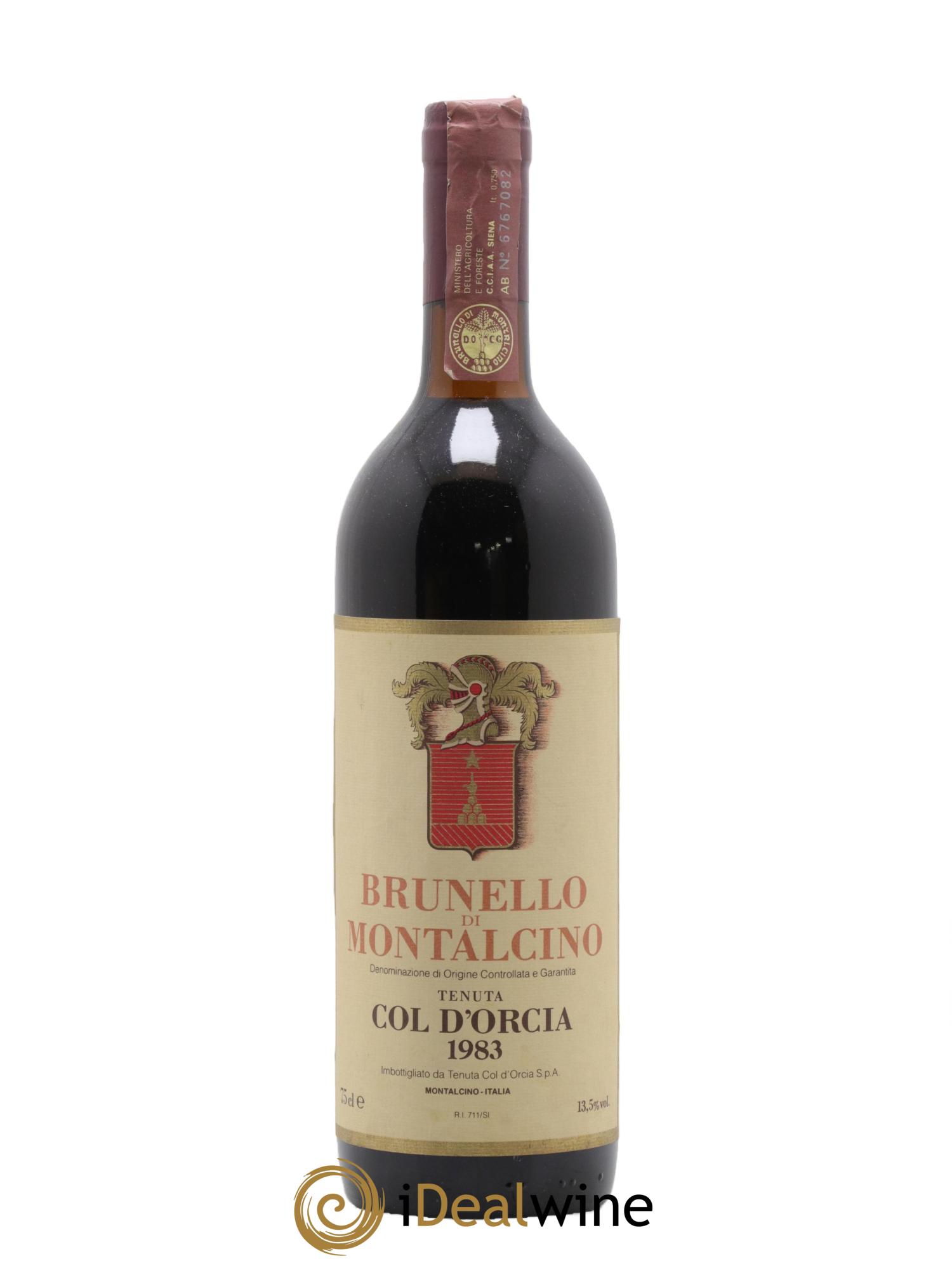 Brunello di Montalcino DOCG Tenuta Col d'Orcia 1983 - Lotto di 1 bottiglia - 0