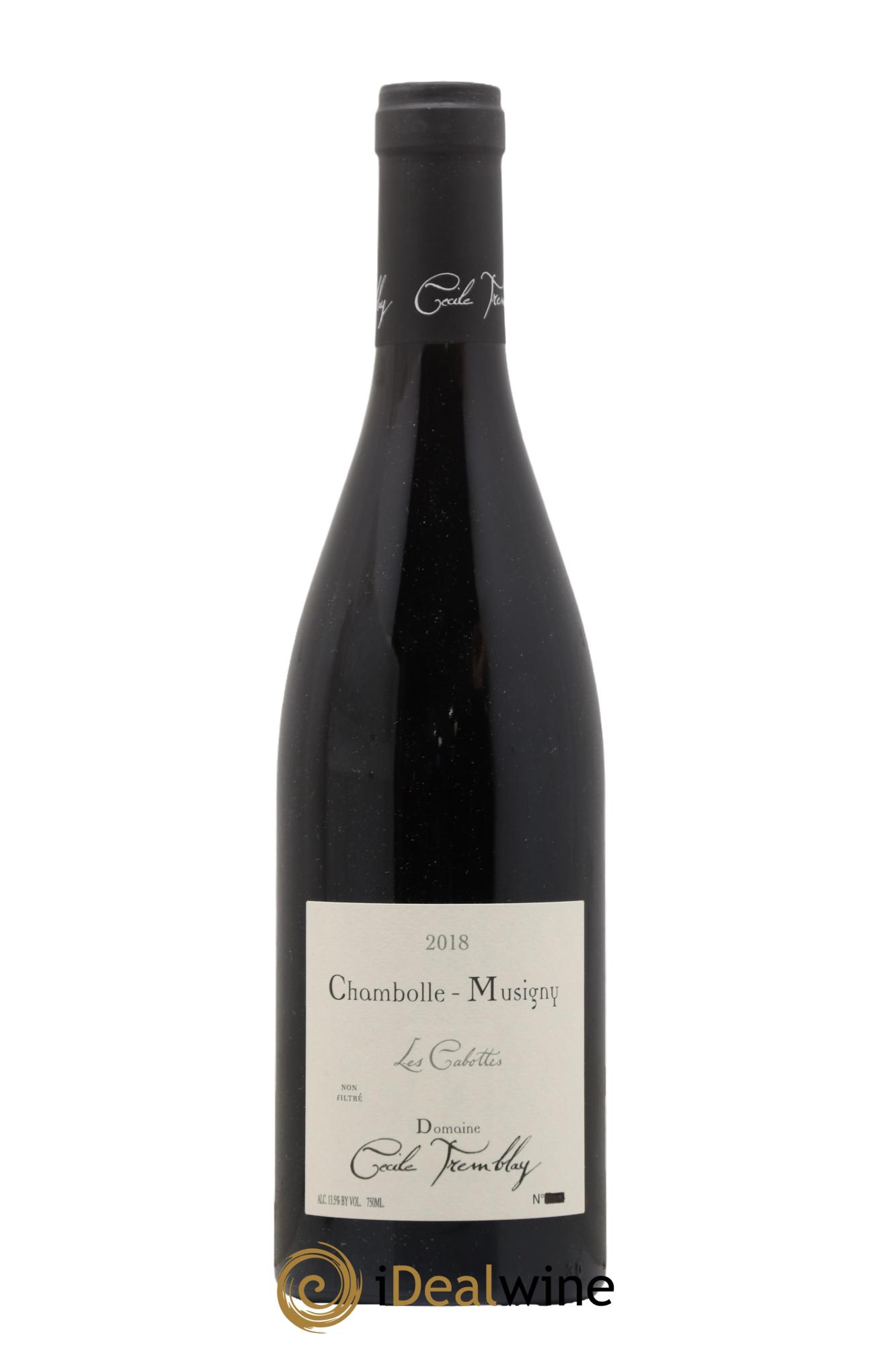 Chambolle-Musigny Les Cabottes Cécile Tremblay  2018 - Posten von 1 Flasche - 0