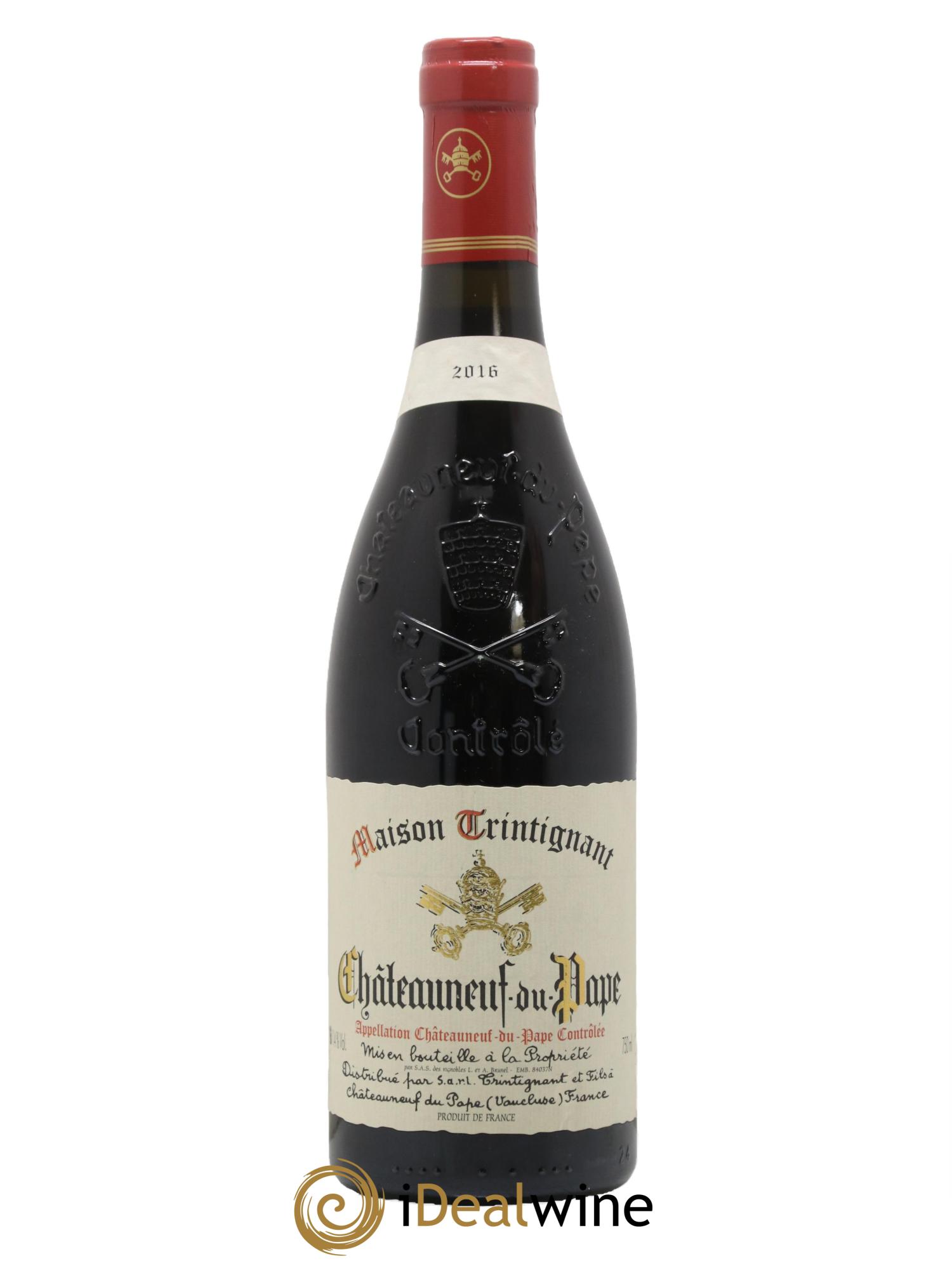 Châteauneuf-du-Pape Trintignant 2016 - Lot de 1 bouteille - 0