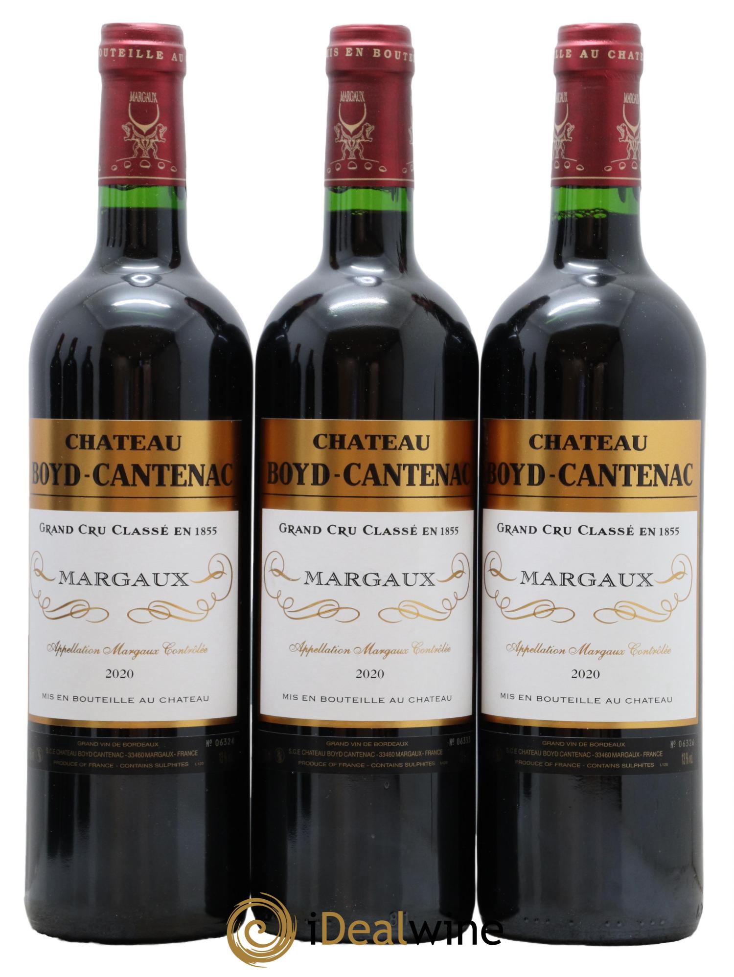 Château Boyd Cantenac 3ème Grand Cru Classé 2020 - Lot de 6 bouteilles - 1