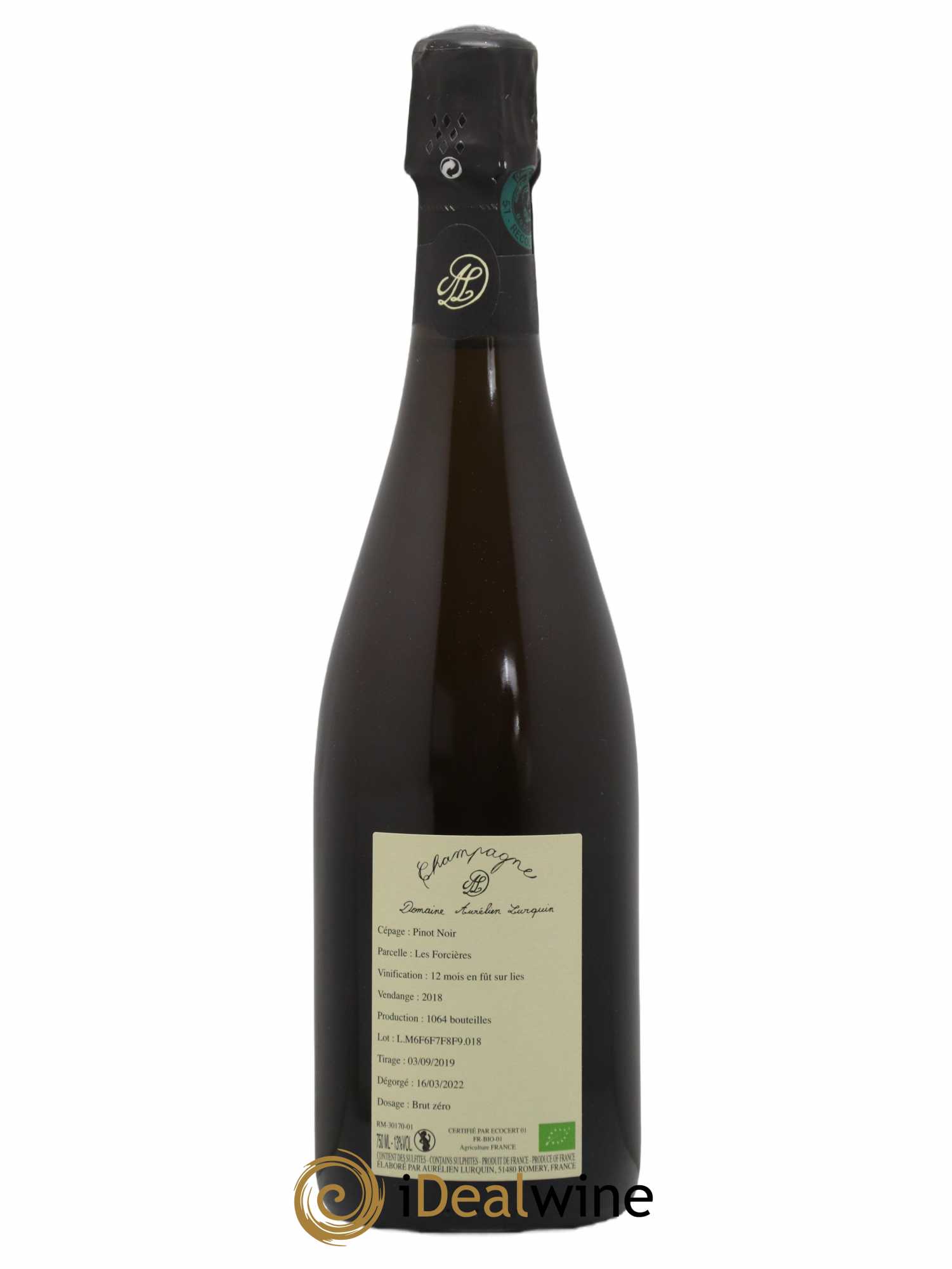 Pinot Noir Les Forcières Aurélien Lurquin  2018 - Lotto di 1 bottiglia - 1