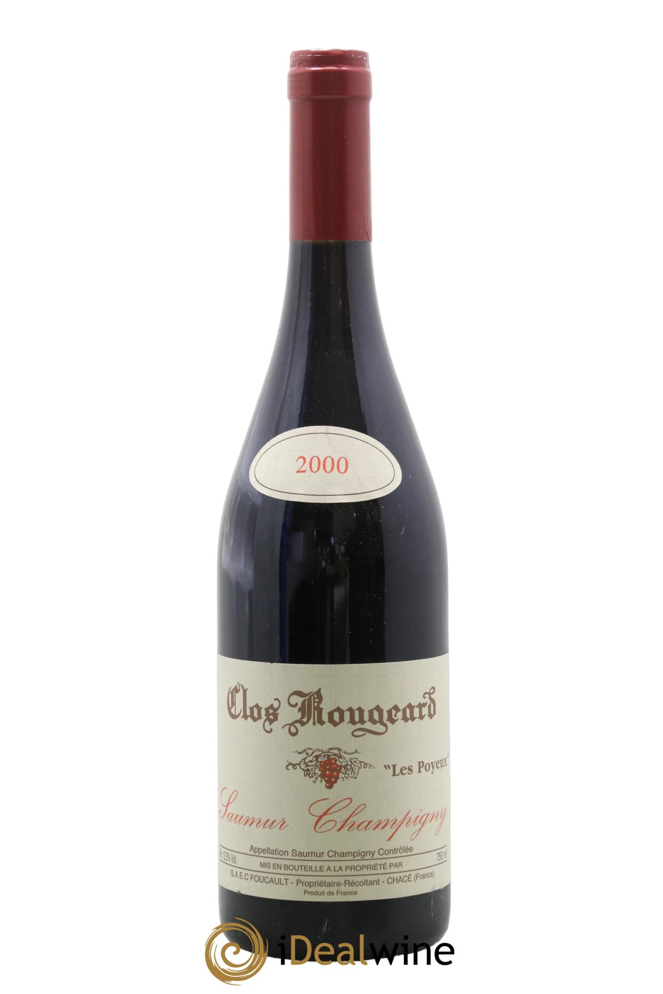 Saumur-Champigny Les Poyeux Clos Rougeard 2000 - Lot de 1 bouteille - 0