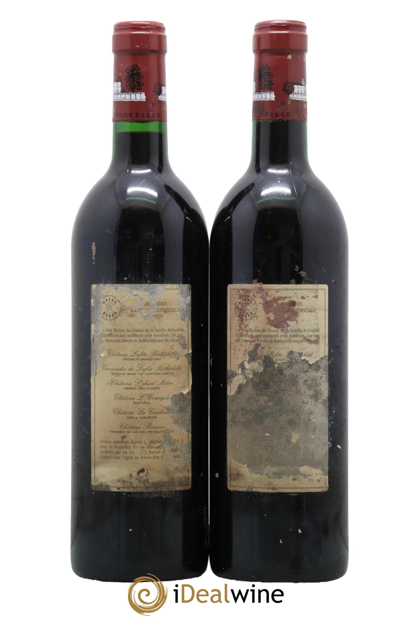 Château Lafite Rothschild 1er Grand Cru Classé 1991 - Lot of 2 bottles - 1