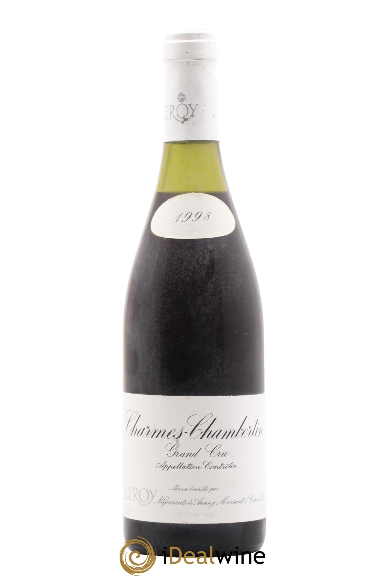 Charmes-Chambertin Grand Cru Leroy SA 1998 - Lot de 1 bouteille - 0