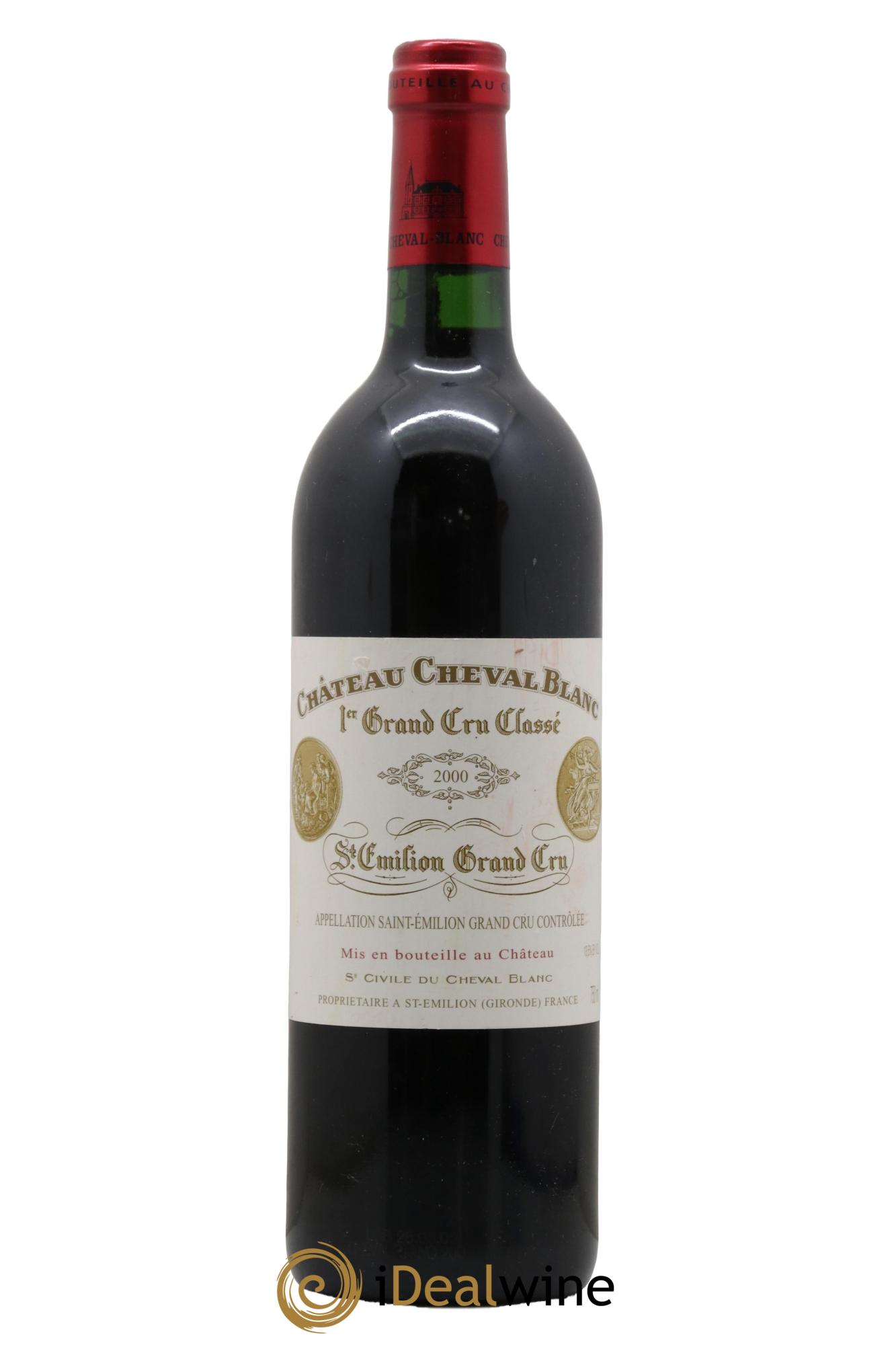 Château Cheval Blanc 1er Grand Cru Classé A 2000 - Lot de 1 bouteille - 0