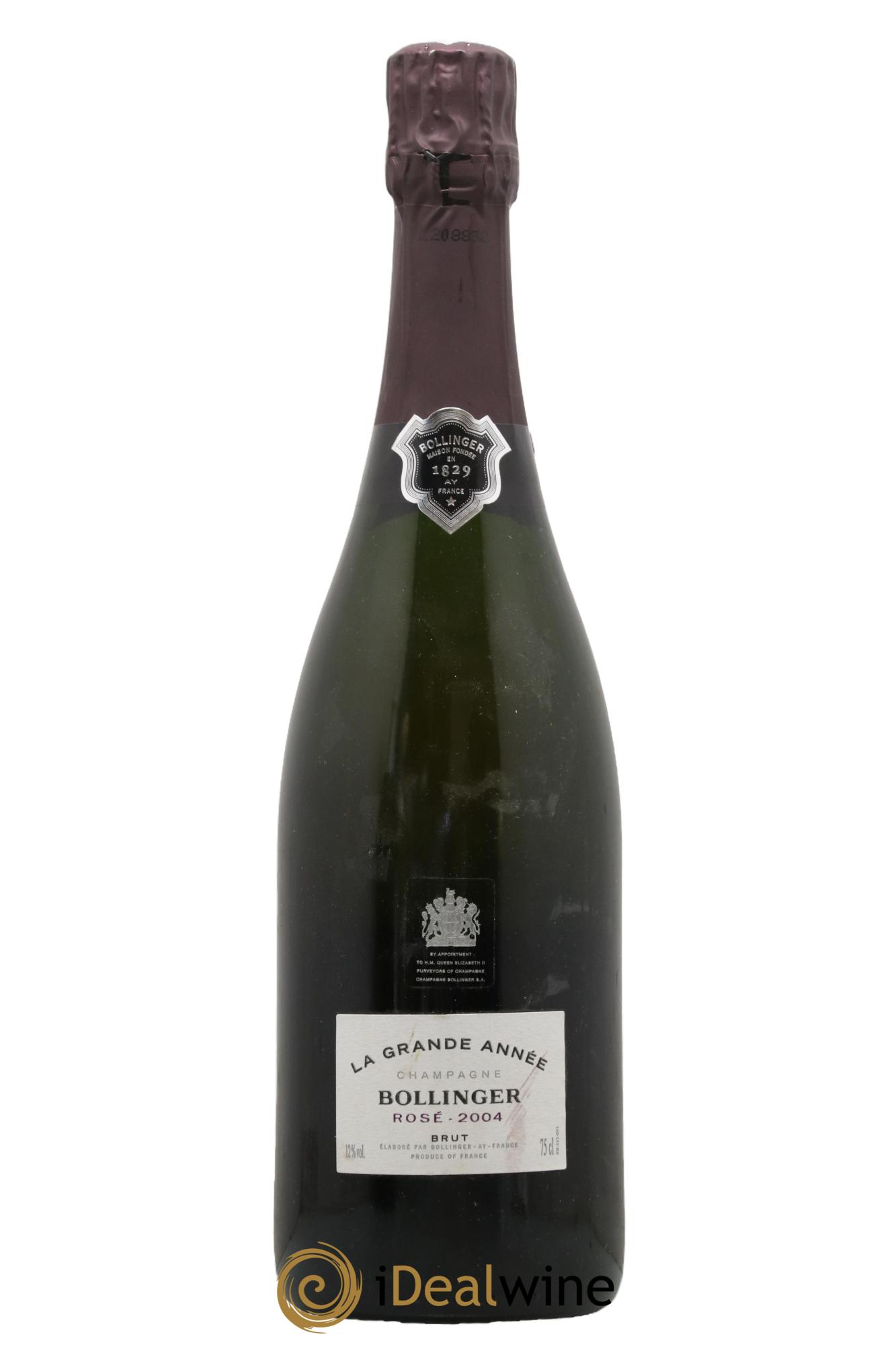 Grande Année Bollinger 2004 - Lot de 1 bouteille - 0