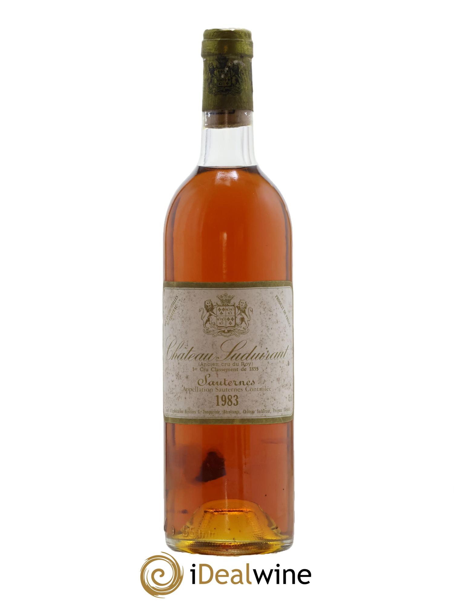 Château Suduiraut 1er Grand Cru Classé 1983 - Lot de 1 bouteille - 0