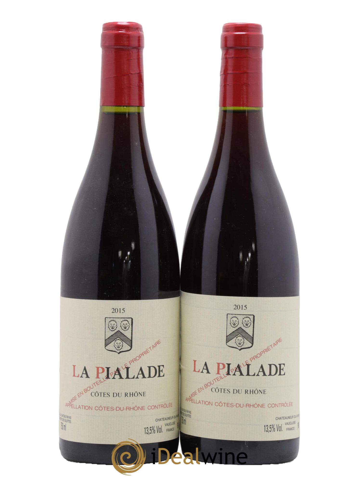 Côtes du Rhône La Pialade Emmanuel Reynaud 2015 - Lot of 2 bottles - 0