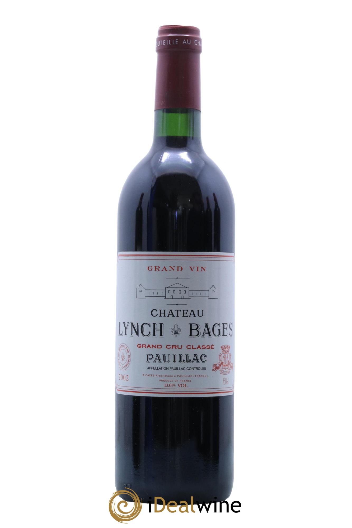 Château Lynch Bages 5ème Grand Cru Classé  2002 - Lot de 1 bouteille - 0