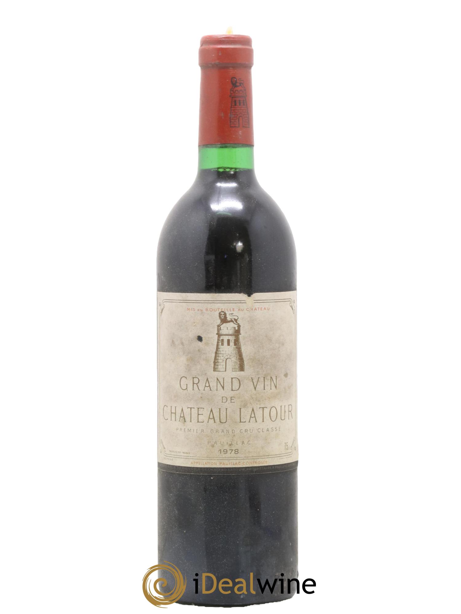 Château Latour 1er Grand Cru Classé 1978 - Posten von 1 Flasche - 0