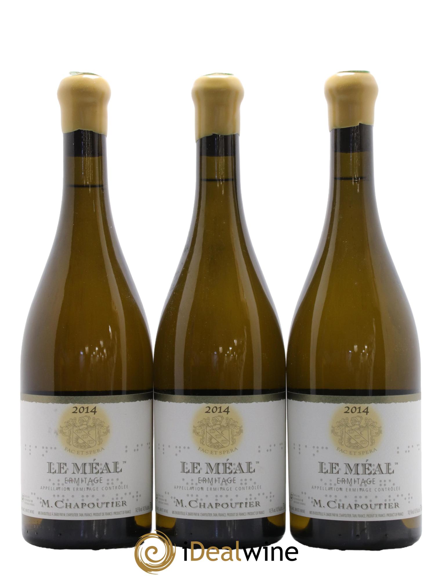 Hermitage Ermitage Le Méal Chapoutier 2014 - Lot of 6 bottles - 3