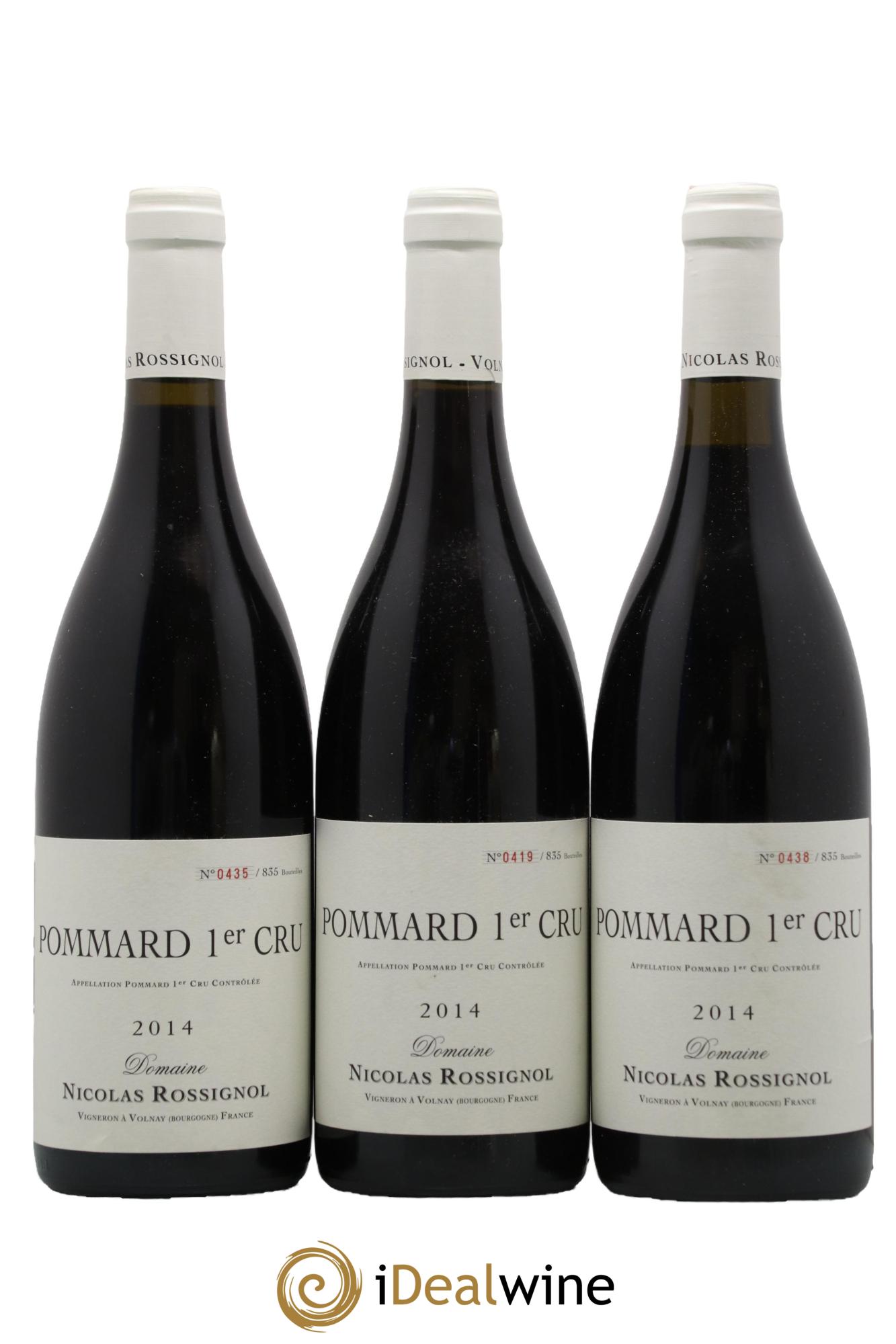 Pommard 1er Cru Nicolas Rossignol 2014 - Lotto di 3 bottiglie - 0