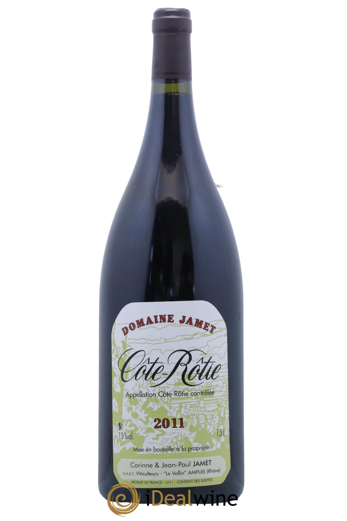 Côte-Rôtie Jamet (Domaine) 2011 - Lot of 1 magnum - 0