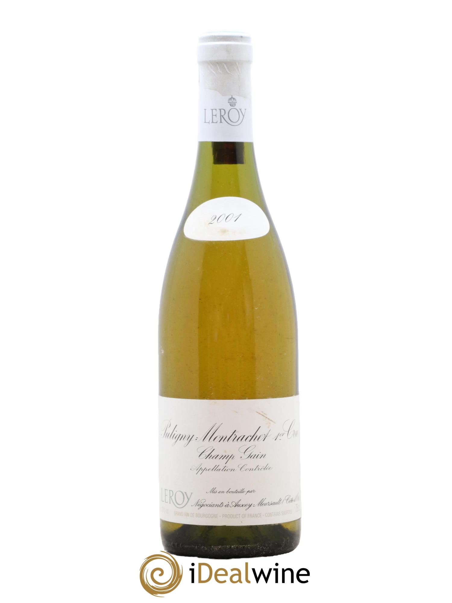 Puligny-Montrachet 1er Cru Champ-Gain Leroy SA 2001 - Lot of 1 bottle - 0