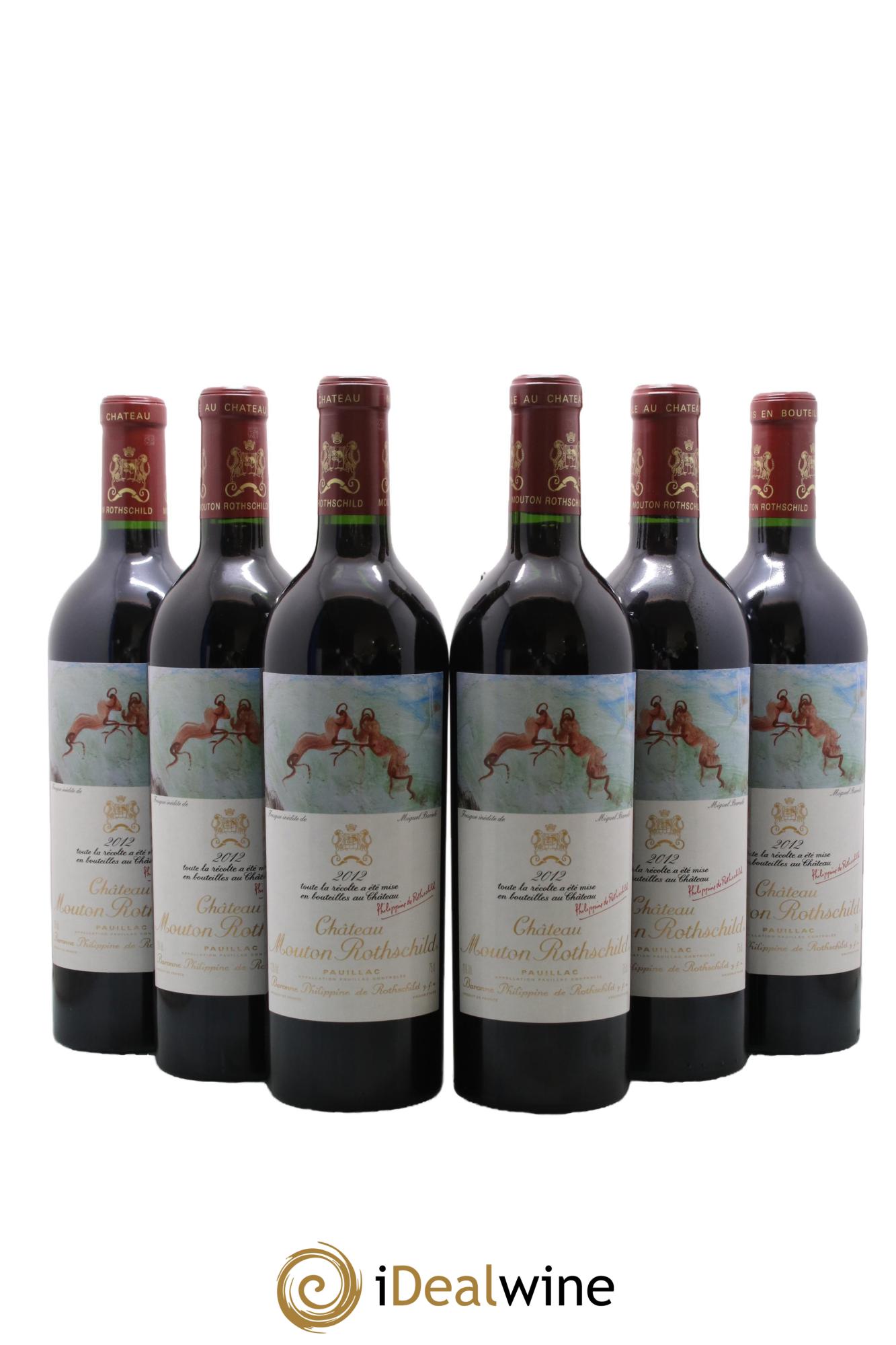 Château Mouton Rothschild 1er Grand Cru Classé 2012 - Lotto di 6 bottiglie - 0