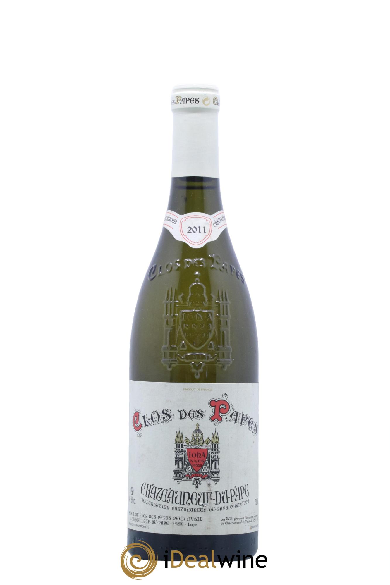 Châteauneuf-du-Pape Clos des Papes - Paul Avril  2011 - Posten von 1 Flasche - 0