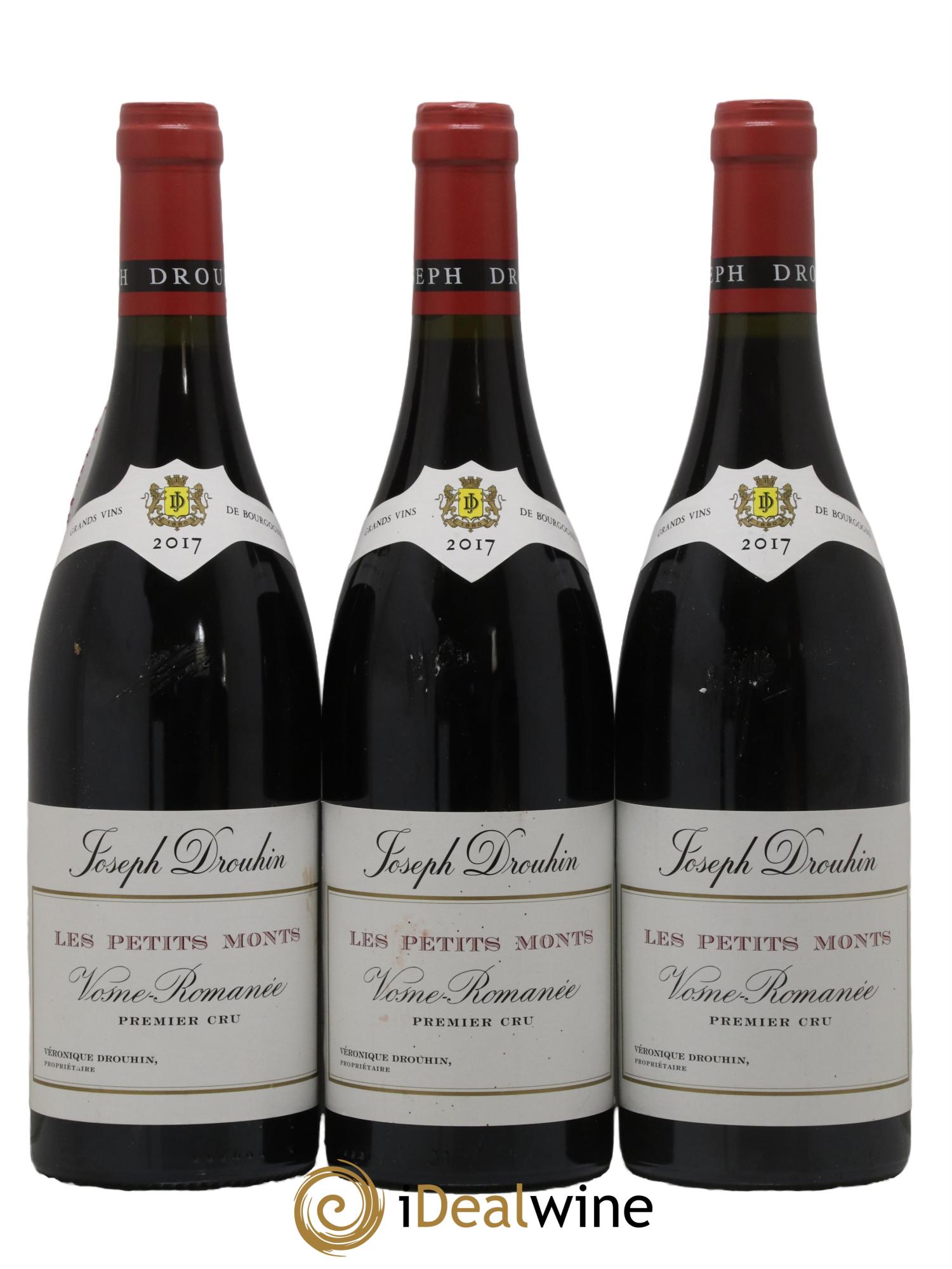 Vosne-Romanée 1er Cru Les Petits Monts Joseph Drouhin 2017 - Posten von 3 Flaschen - 0