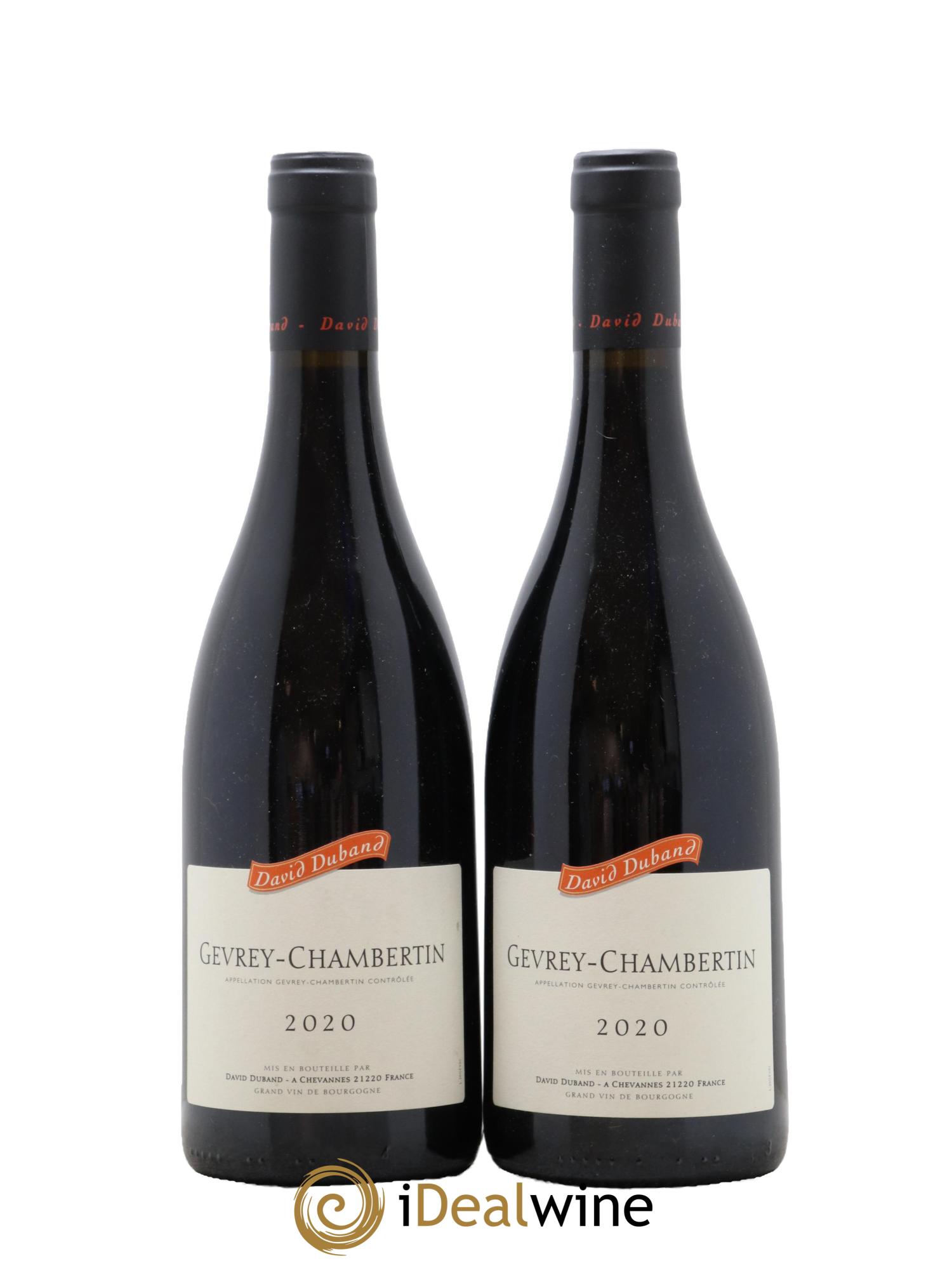 Gevrey-Chambertin David Duband (Domaine) 2020 - Posten von 2 Flaschen - 0