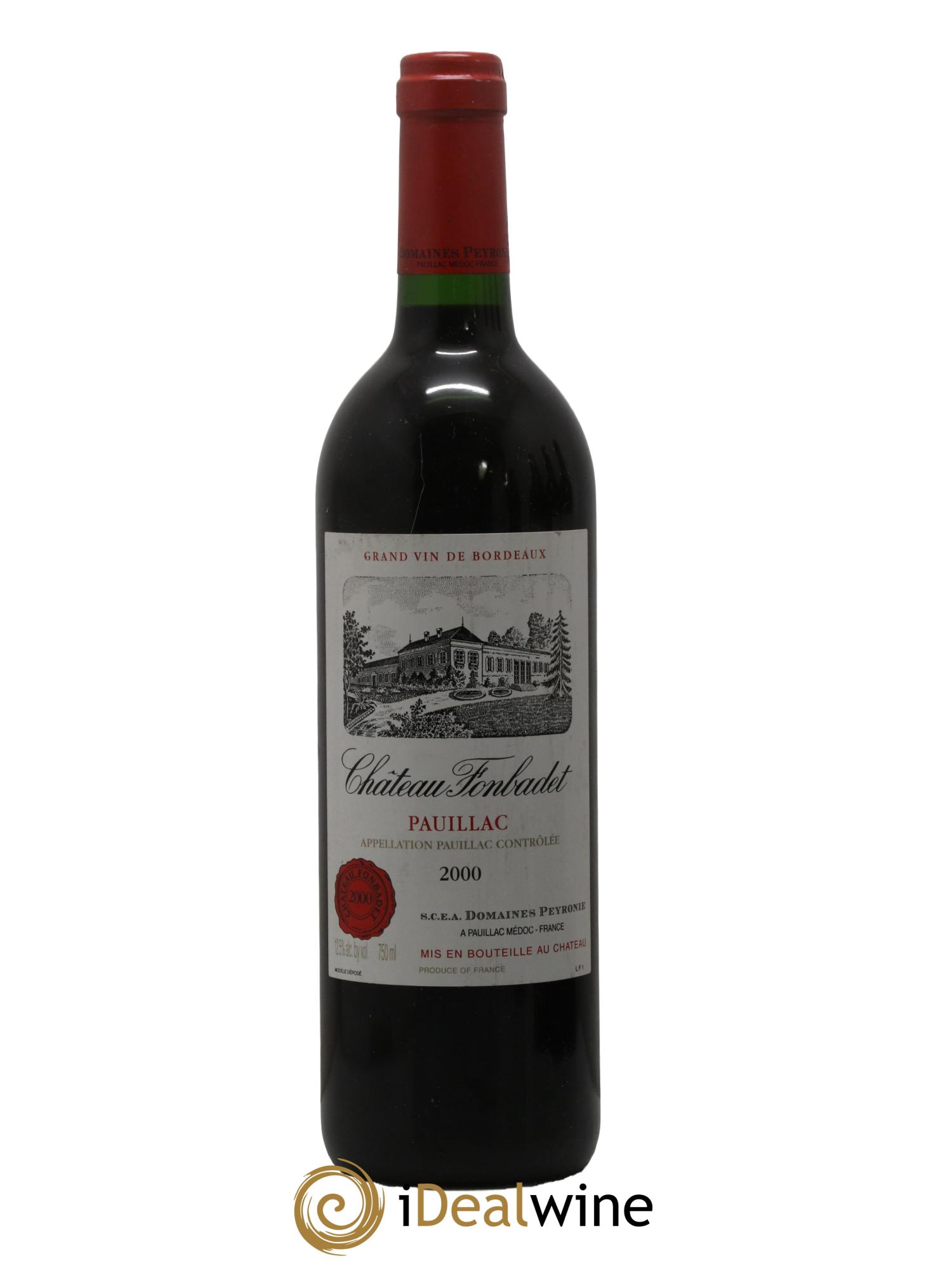 Château Fonbadet 2000 - Lotto di 1 bottiglia - 0