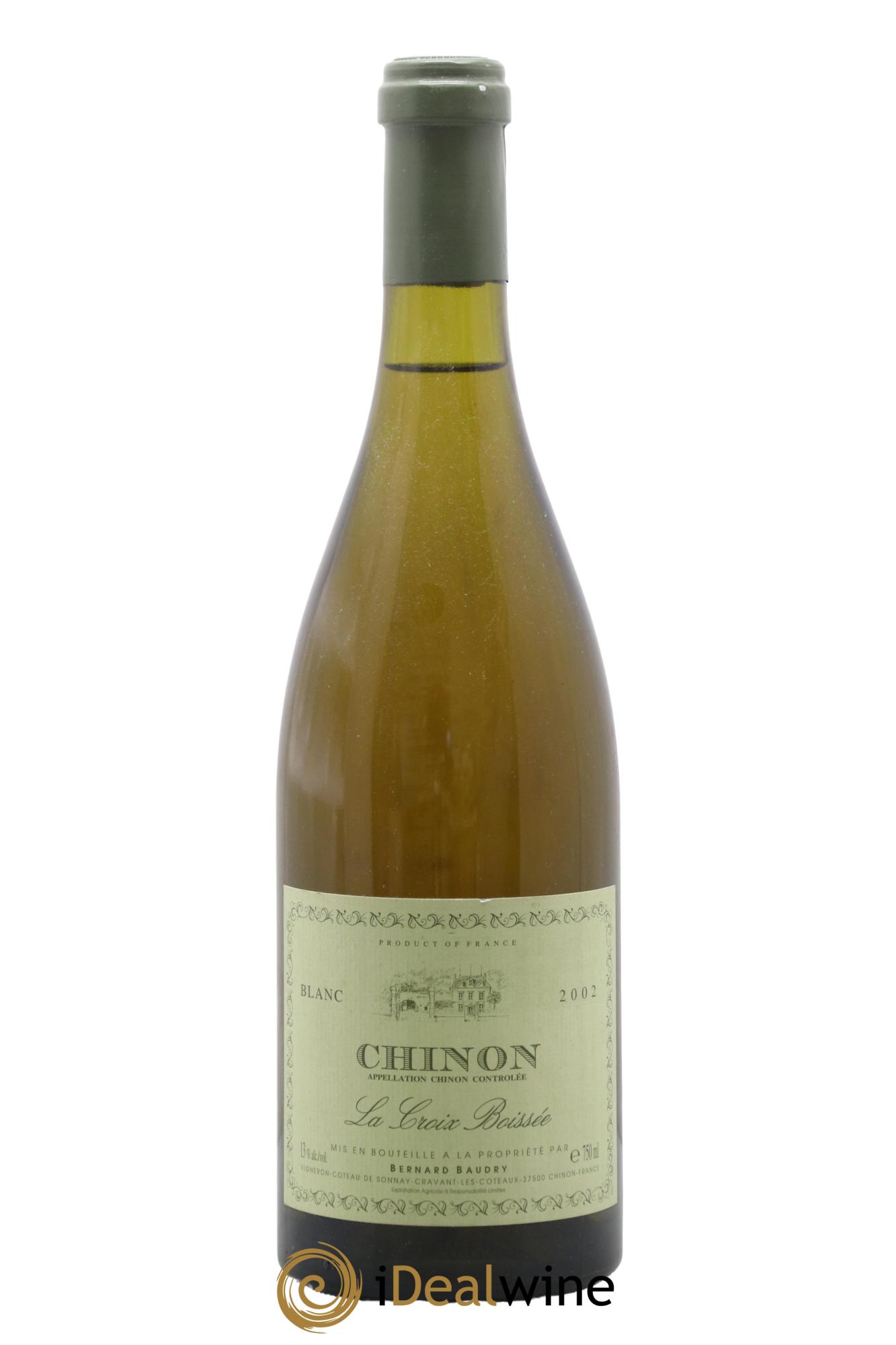 Chinon La Croix Boissée Bernard Baudry 2002 - Lotto di 1 bottiglia - 0