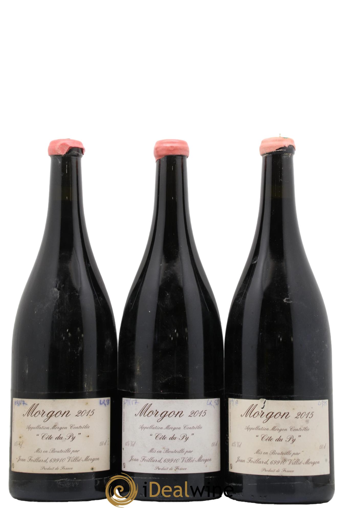 Morgon Côte du Py Jean Foillard 2015 - Lotto di 3 magnum - 0